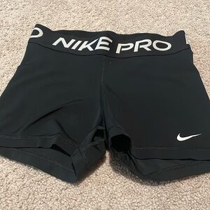 Black Nike Pro size small biker shorts
